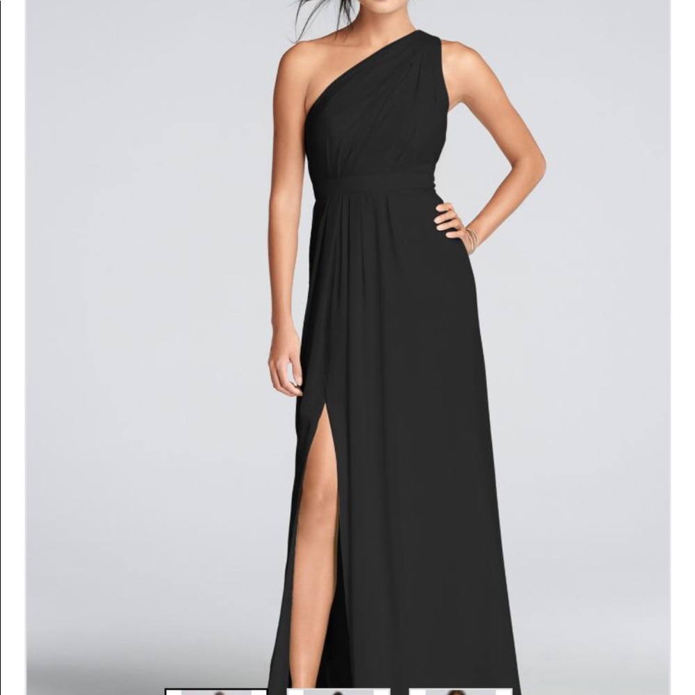 David’s Bridal black dress
